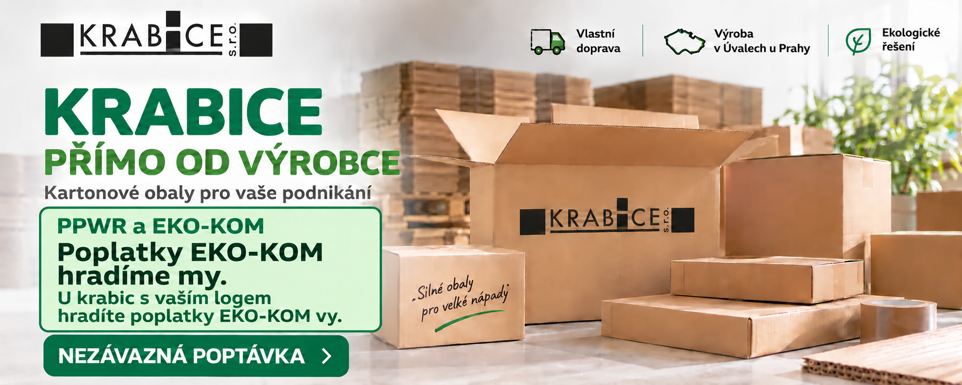 Krabice přímo od výrobce – PPWR a EKO-KOM